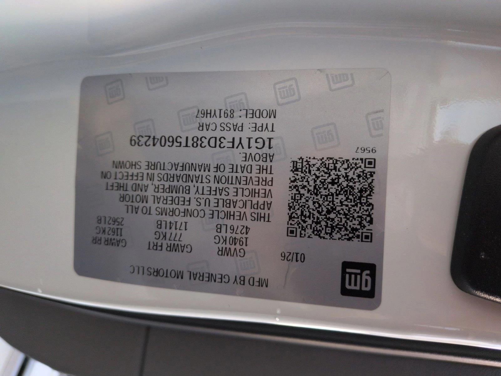 2026 Chevrolet Corvette Z06 3LZ