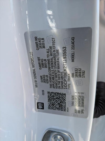 2026 Chevrolet Colorado WT