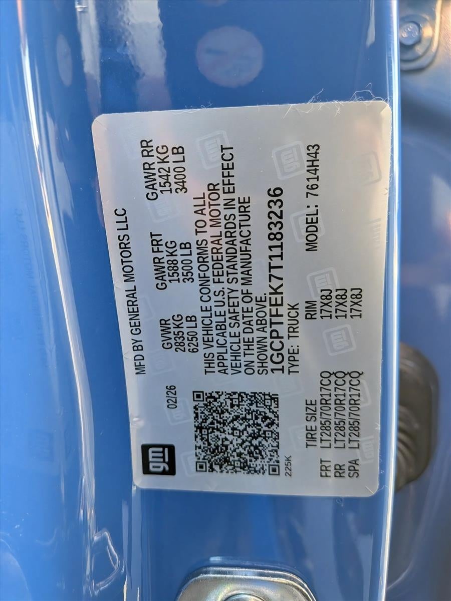 2026 Chevrolet Colorado ZR2