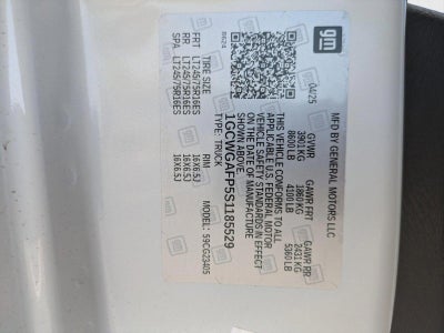 2025 Chevrolet Express Cargo 2500 Base