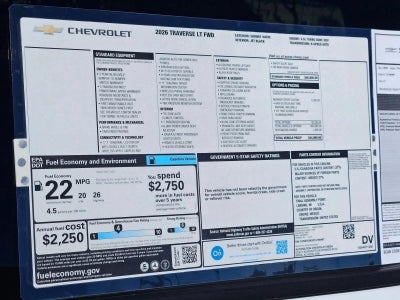 2026 Chevrolet Traverse LT