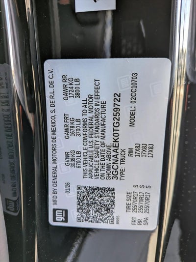 2026 Chevrolet Silverado 1500 WT