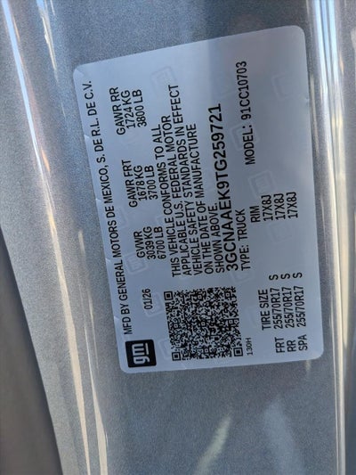 2026 Chevrolet Silverado 1500 WT