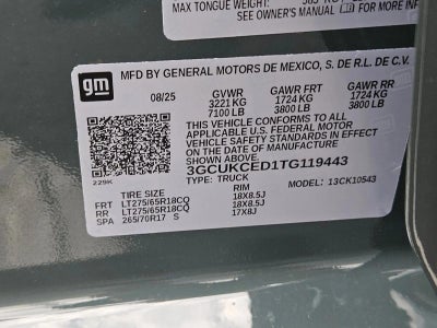 2026 Chevrolet Silverado 1500 Custom Trail Boss