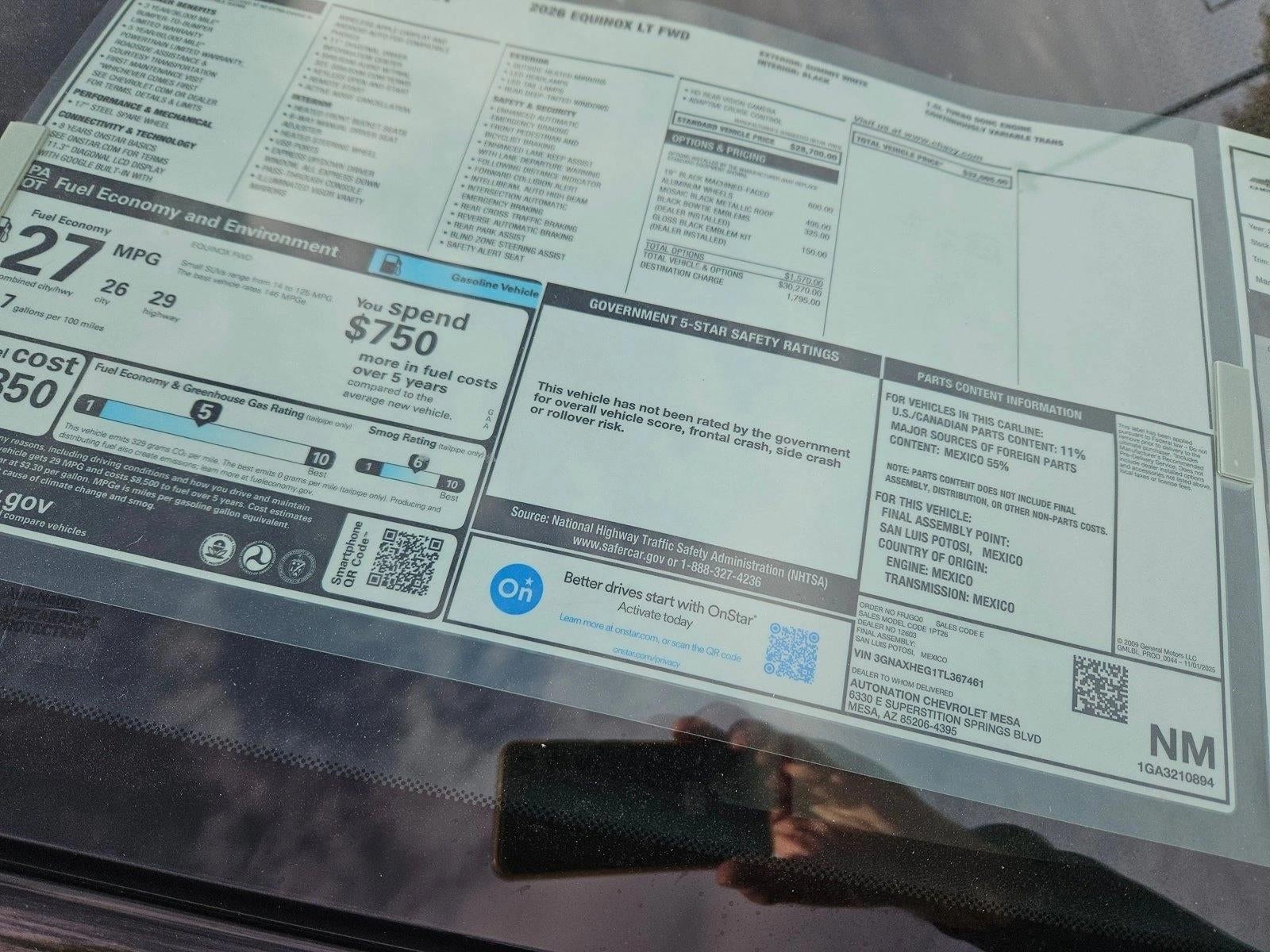 2026 Chevrolet Equinox LT