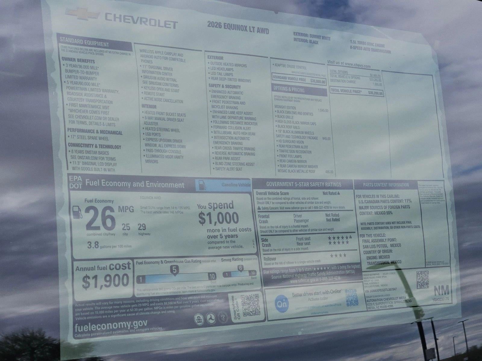 2026 Chevrolet Equinox LT