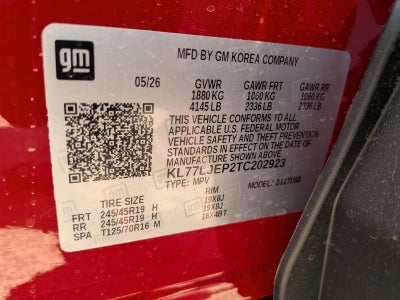 2026 Chevrolet Trax 2RS