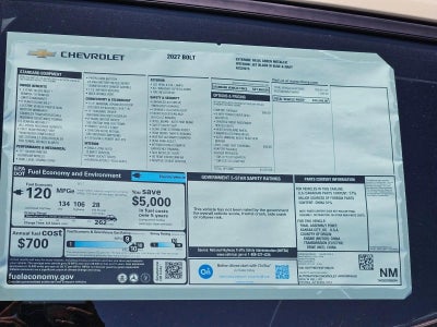 2027 Chevrolet Bolt LT