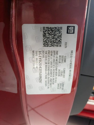 2026 Chevrolet Corvette Stingray 2LT