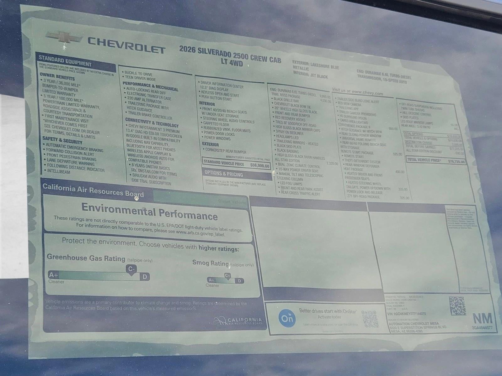 2026 Chevrolet Silverado 2500 HD LT