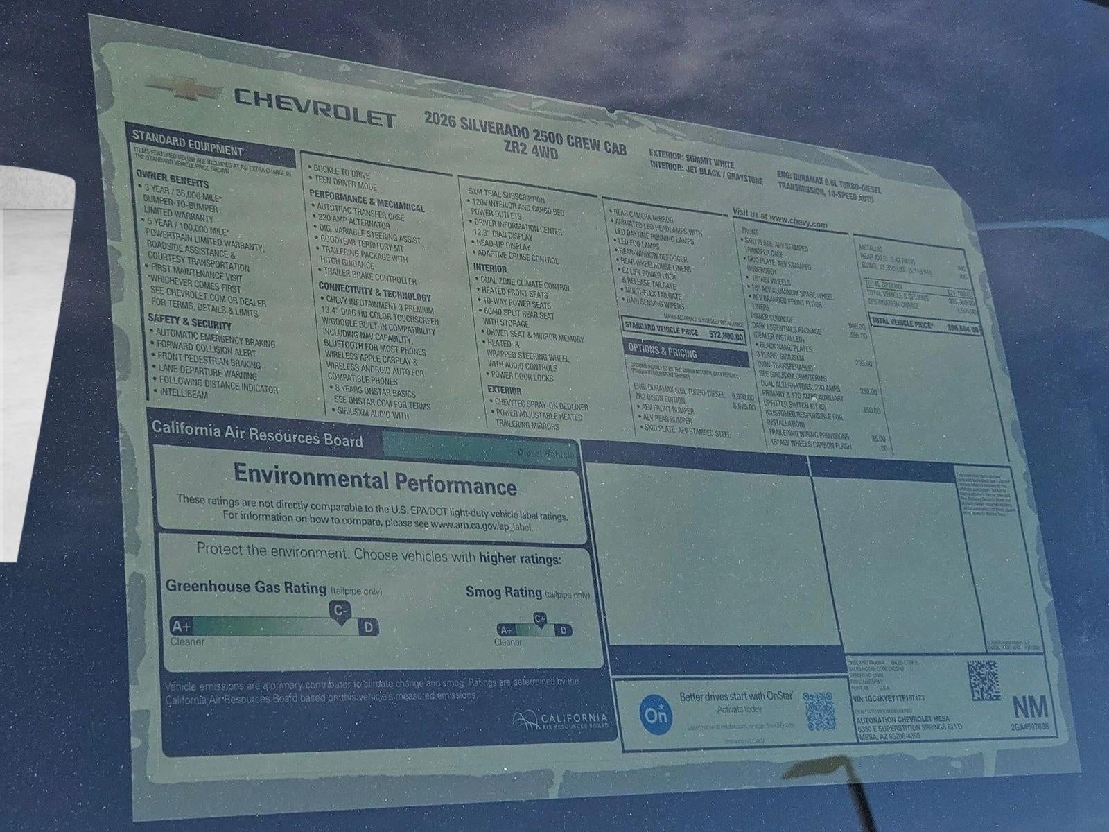 2026 Chevrolet Silverado 2500 HD ZR2