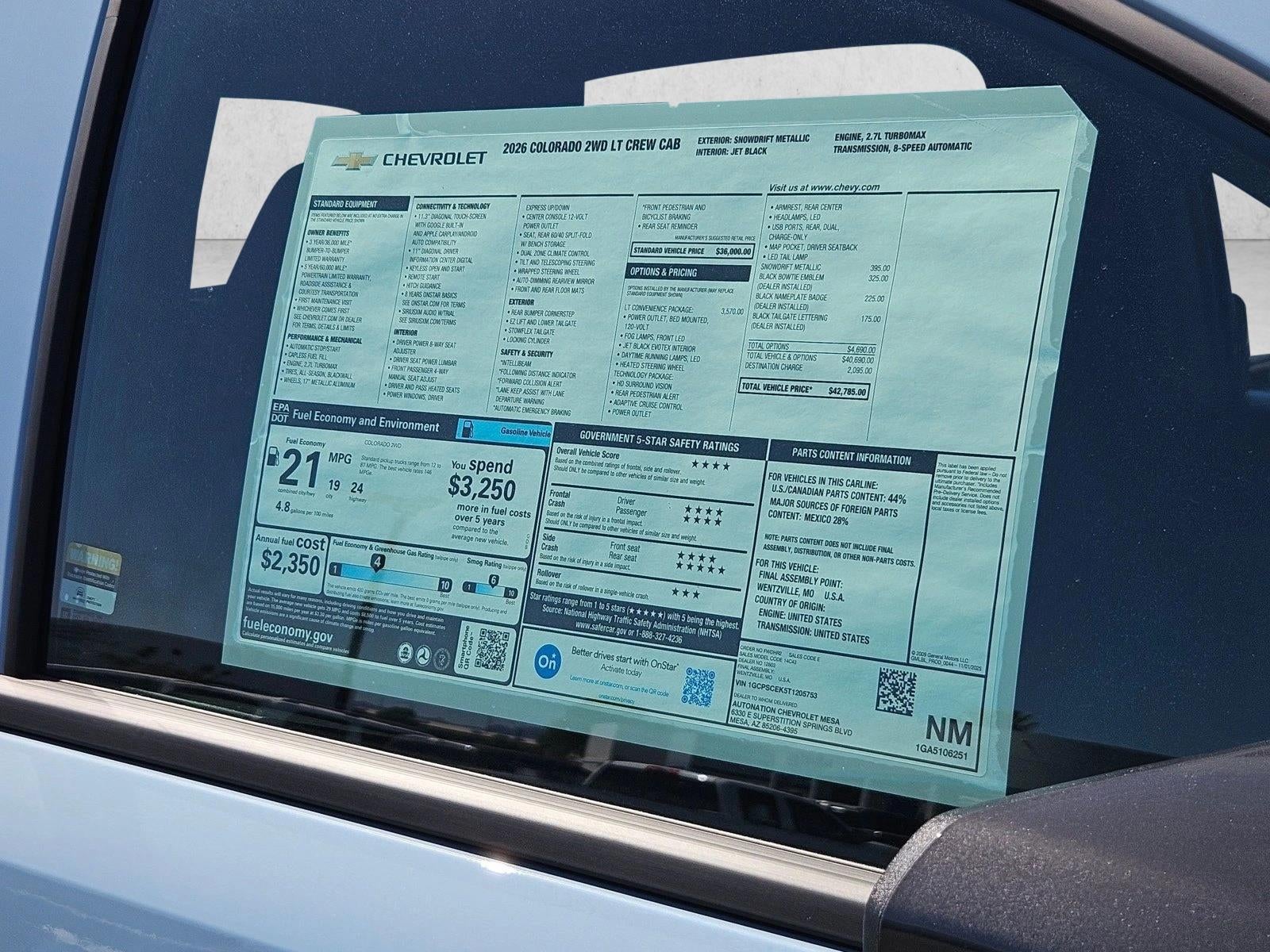 2026 Chevrolet Colorado LT