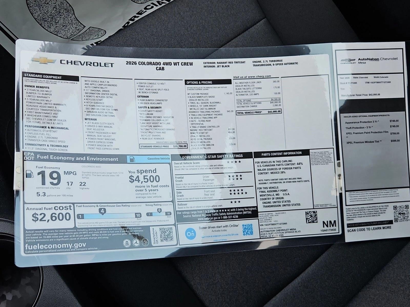 2026 Chevrolet Colorado WT