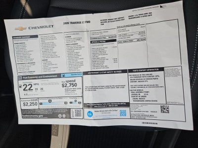2026 Chevrolet Traverse LT