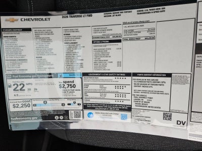 2026 Chevrolet Traverse LT