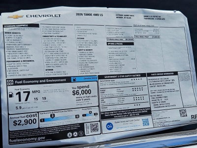 2026 Chevrolet Tahoe LS