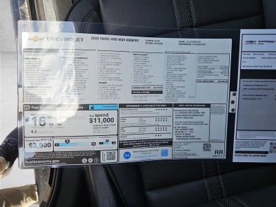2026 Chevrolet Tahoe High Country