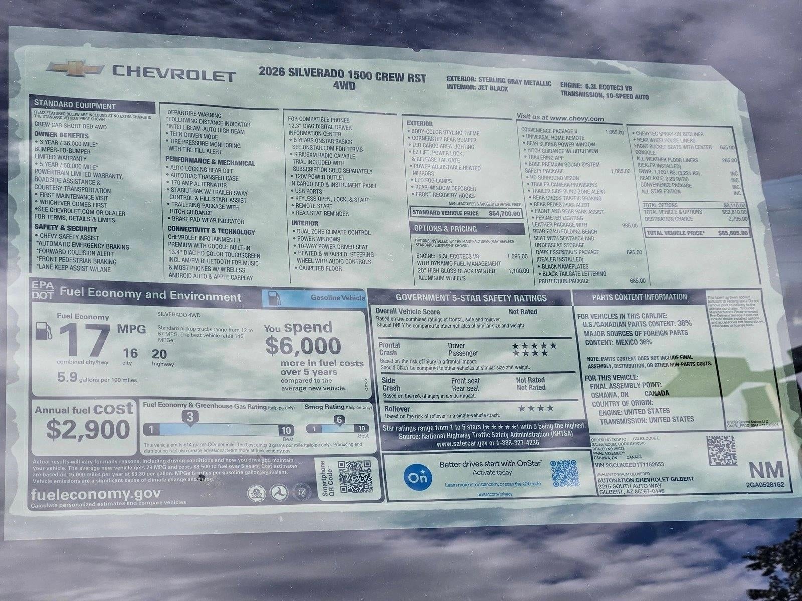 2026 Chevrolet Silverado 1500 RST