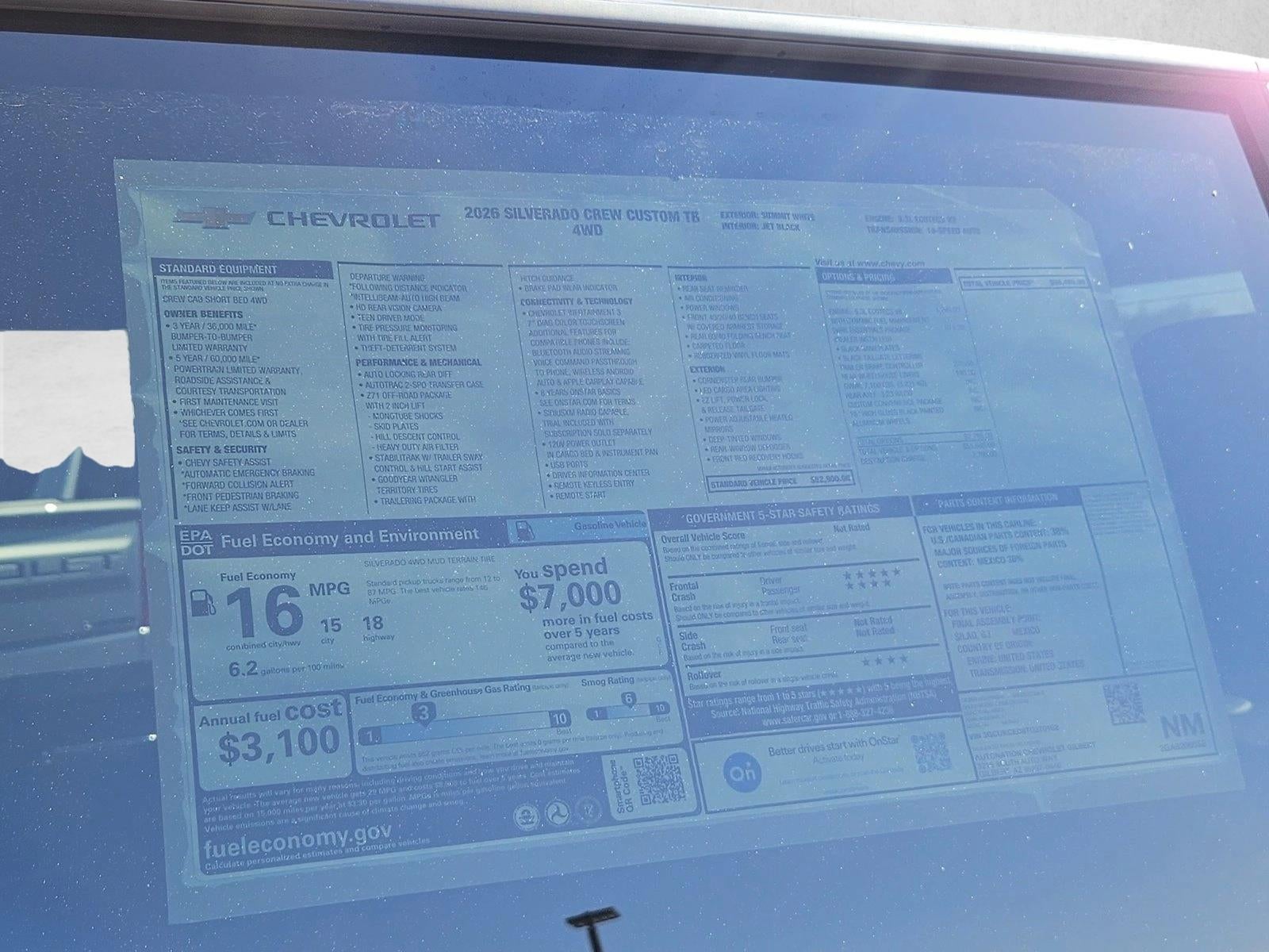 2026 Chevrolet Silverado 1500 Custom Trail Boss