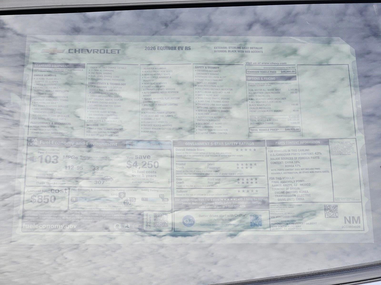 2026 Chevrolet Equinox EV RS