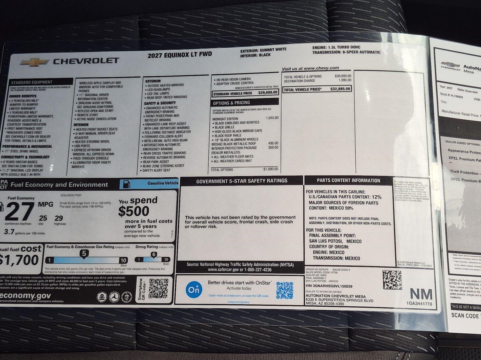 2027 Chevrolet Equinox LT