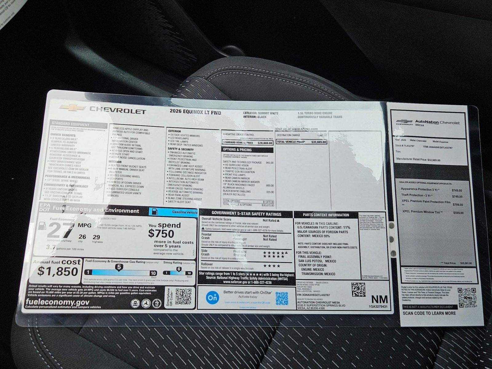 2026 Chevrolet Equinox LT