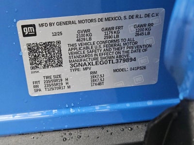 2026 Chevrolet Equinox RS