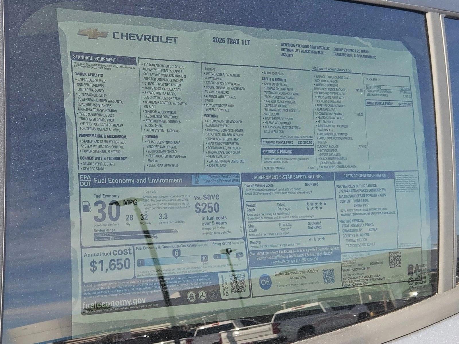 2026 Chevrolet Trax LT