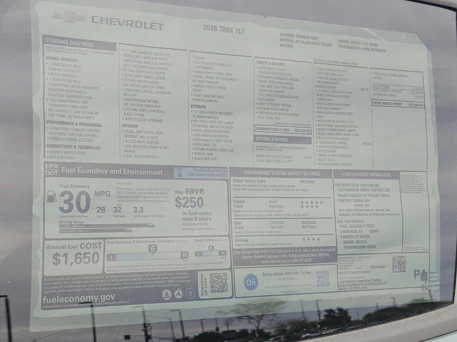 2026 Chevrolet Trax LT