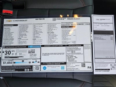 2026 Chevrolet Trax 2RS