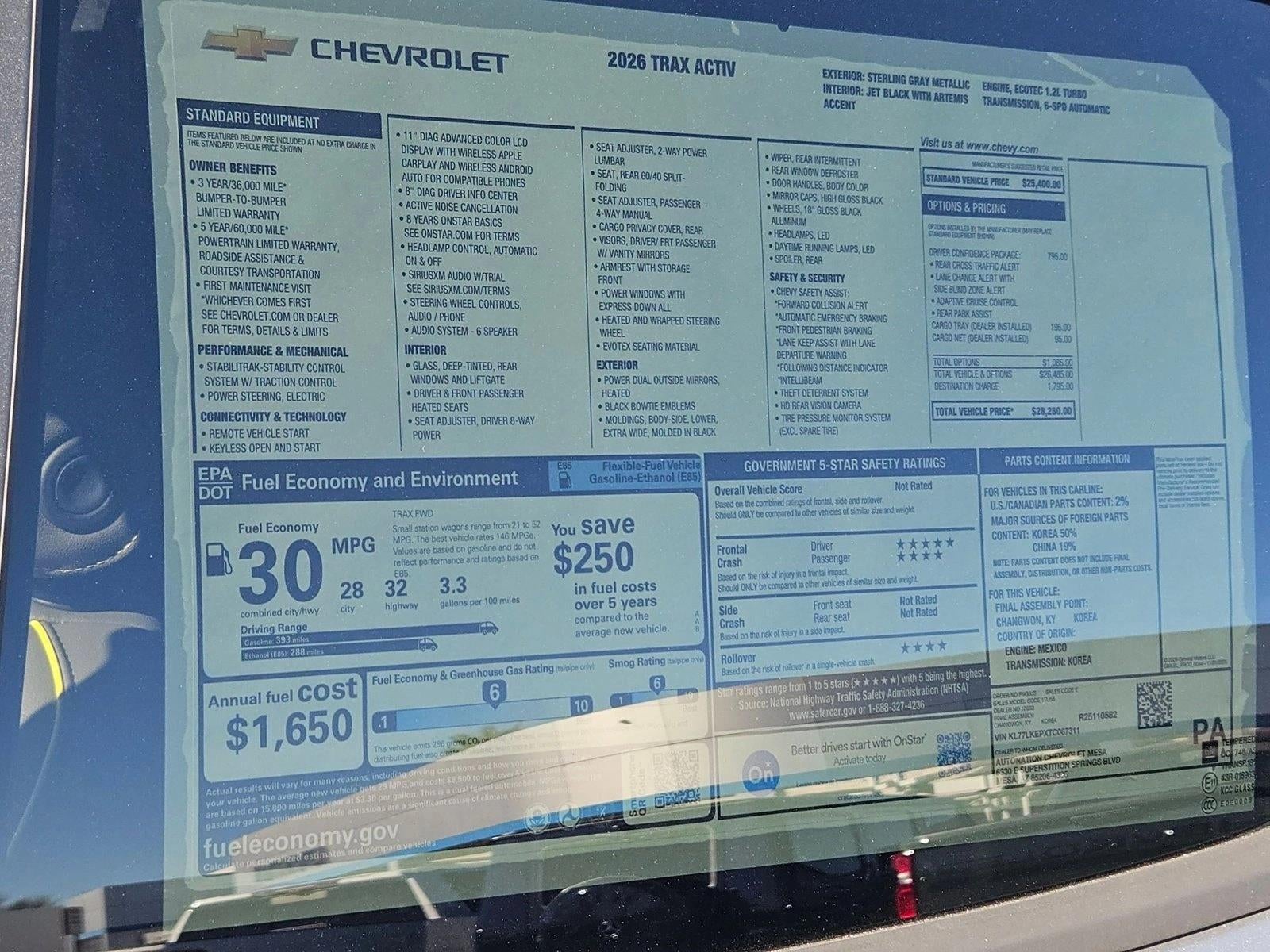 2026 Chevrolet Trax ACTIV