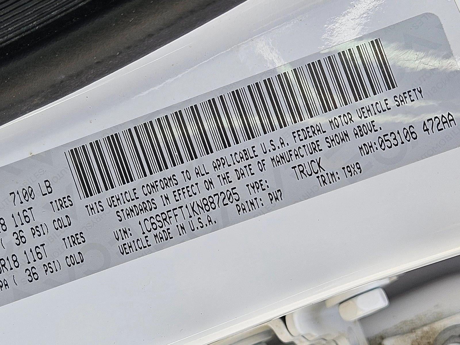 2019 RAM 1500 Big Horn/Lone Star