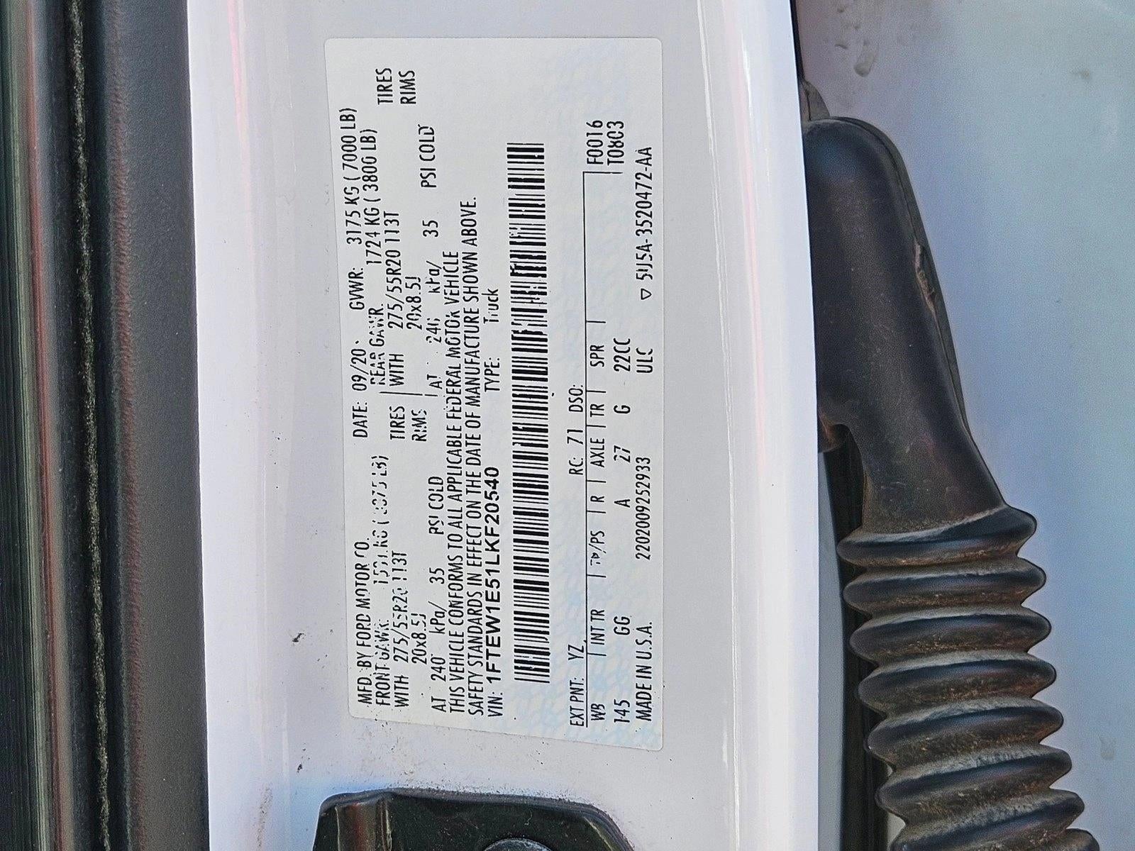 2020 Ford F-150 XL