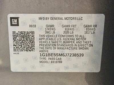 2018 Chevrolet Cruze LT