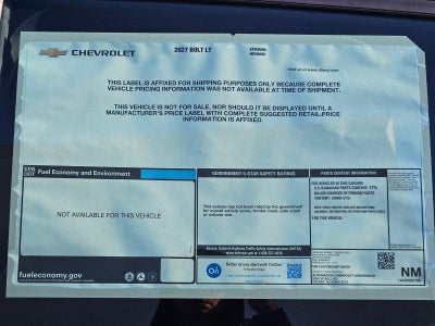 2027 Chevrolet Bolt LT