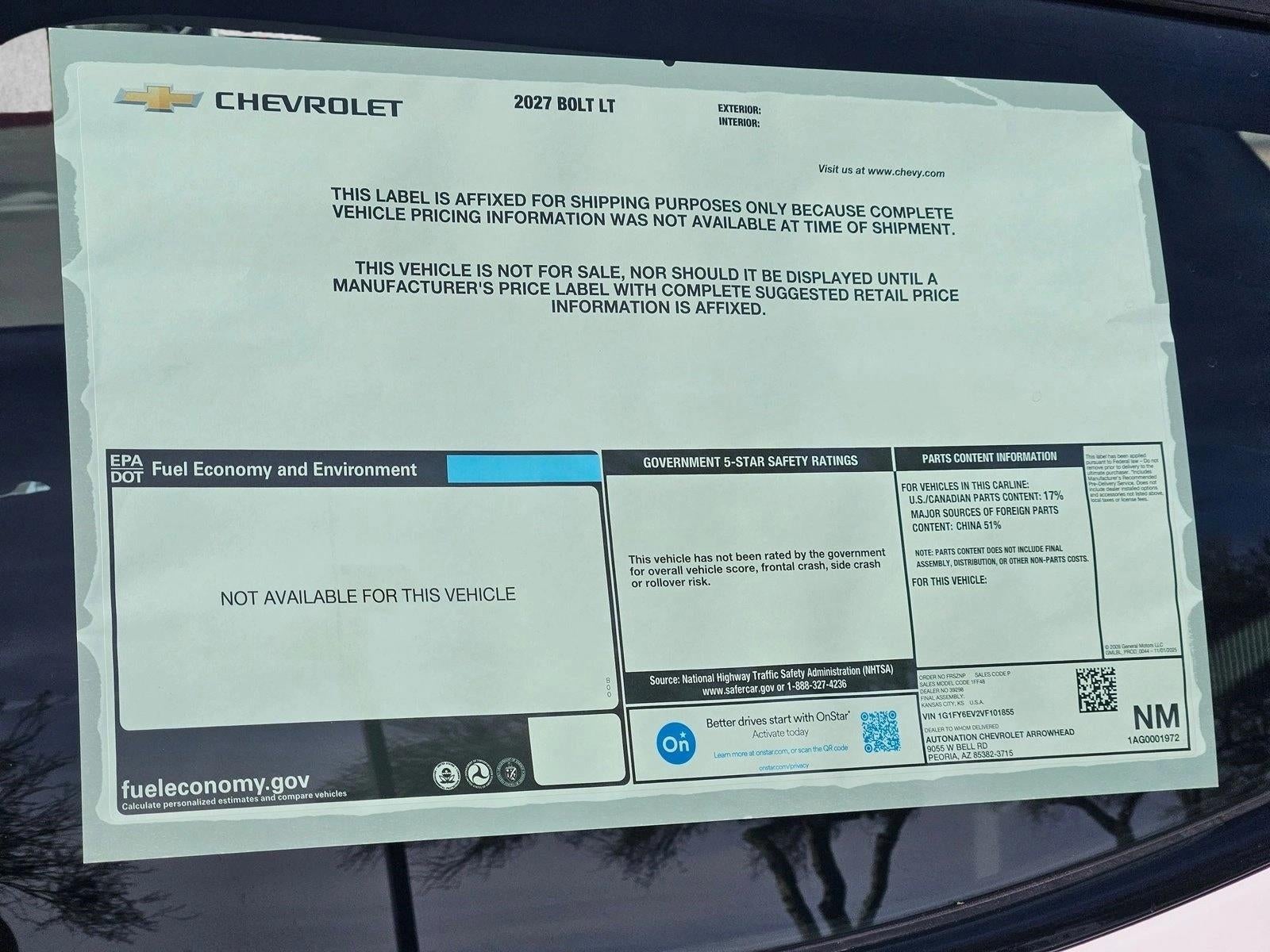 2027 Chevrolet Bolt LT