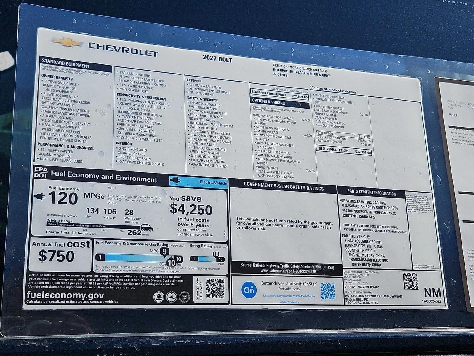 2027 Chevrolet Bolt LT