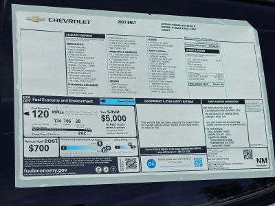 2027 Chevrolet Bolt LT
