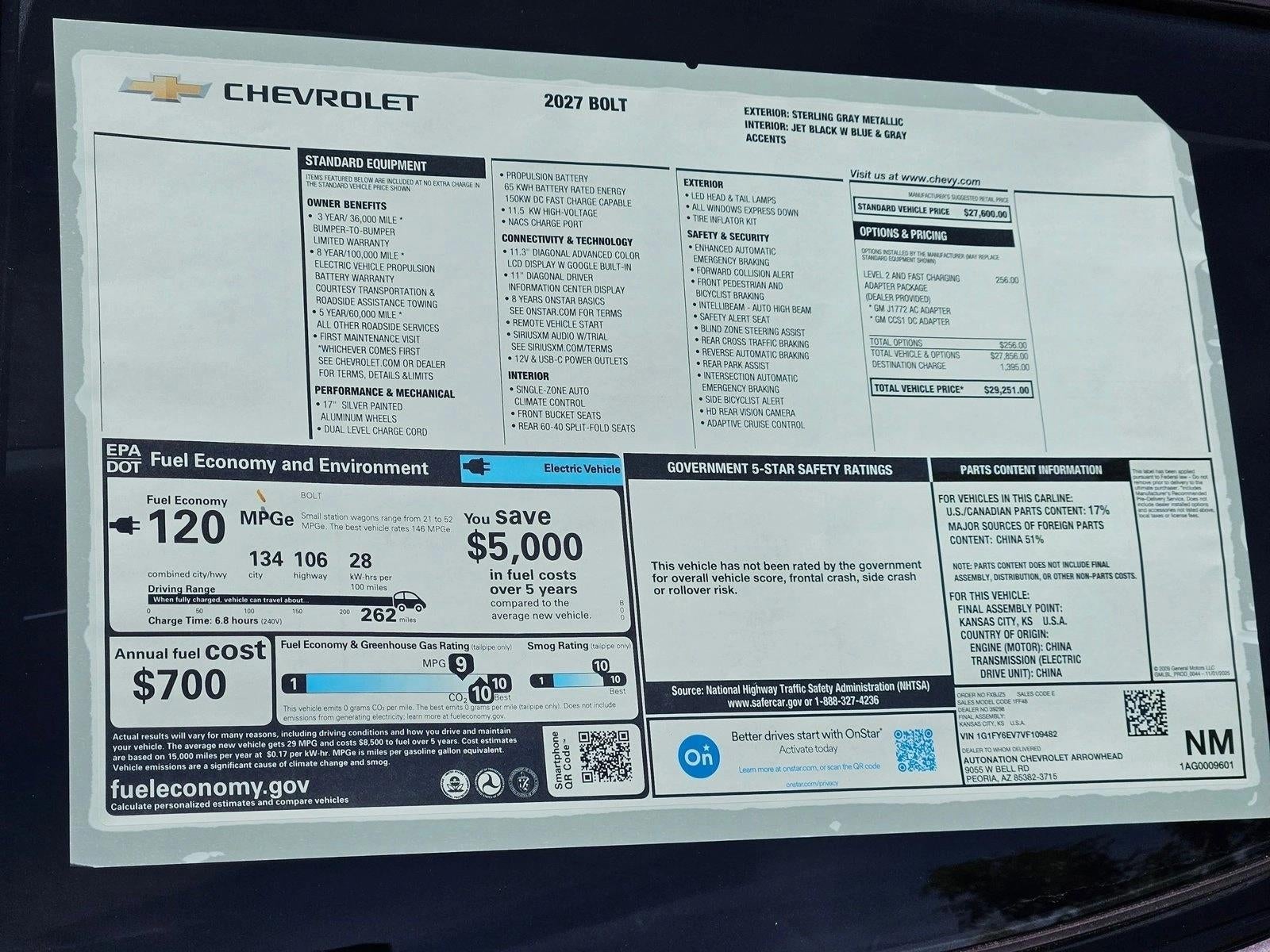 2027 Chevrolet Bolt LT