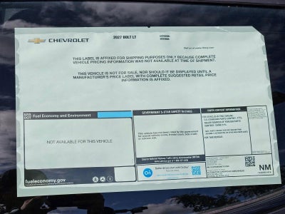 2027 Chevrolet Bolt LT