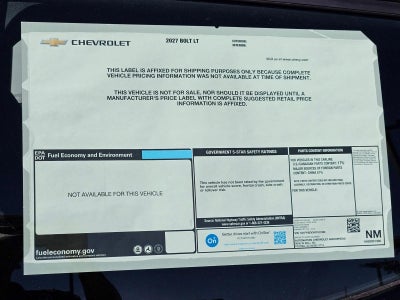 2027 Chevrolet Bolt LT