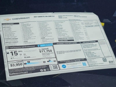 2027 Chevrolet Corvette Z06 3LZ