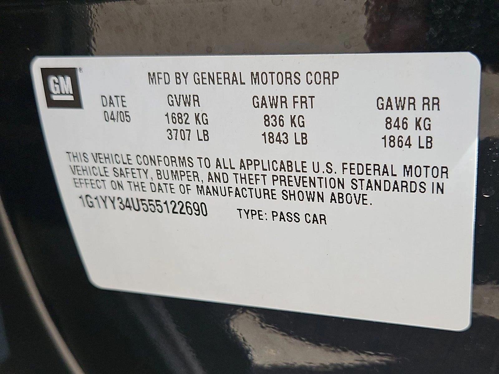 2005 Chevrolet Corvette Base
