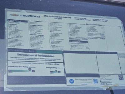 2026 Chevrolet Silverado 2500 HD ZR2