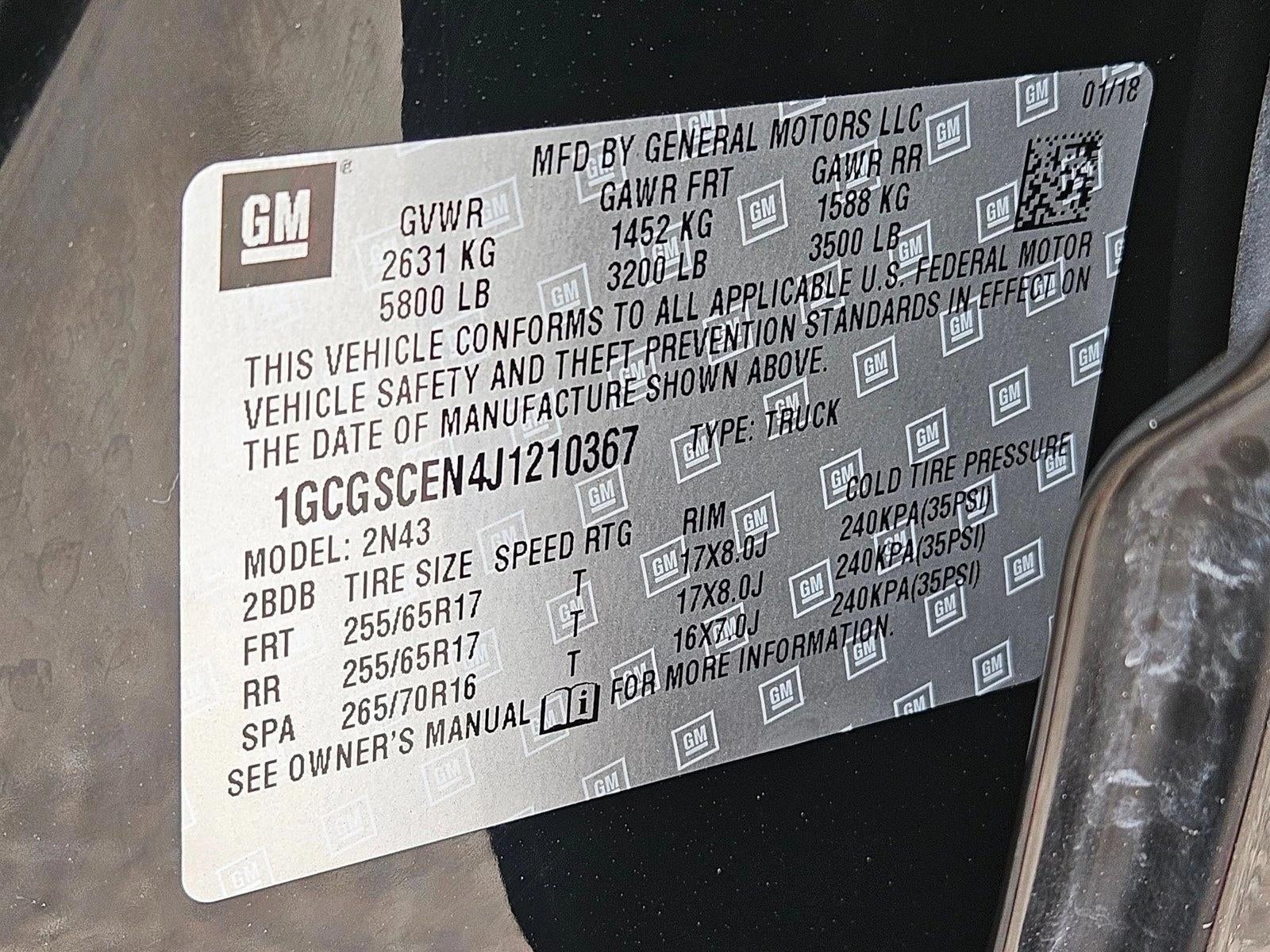 2018 Chevrolet Colorado 2WD LT