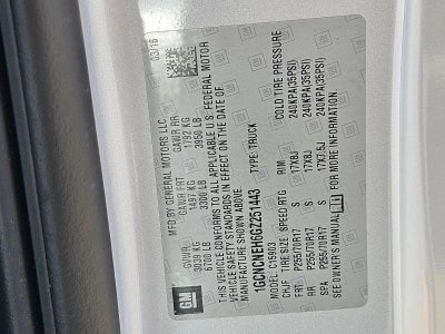 2016 Chevrolet Silverado 1500 Work Truck