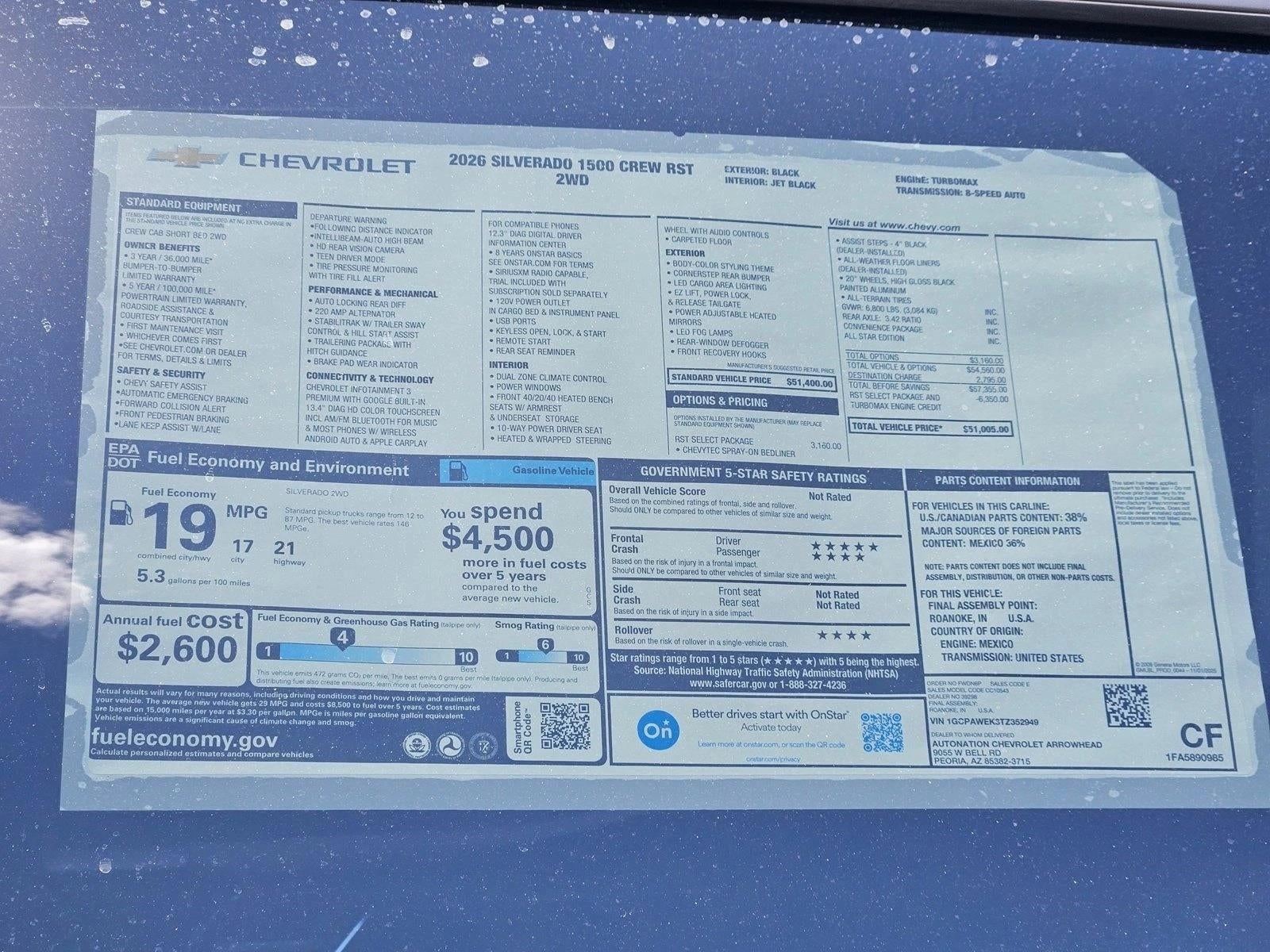 2026 Chevrolet Silverado 1500 RST