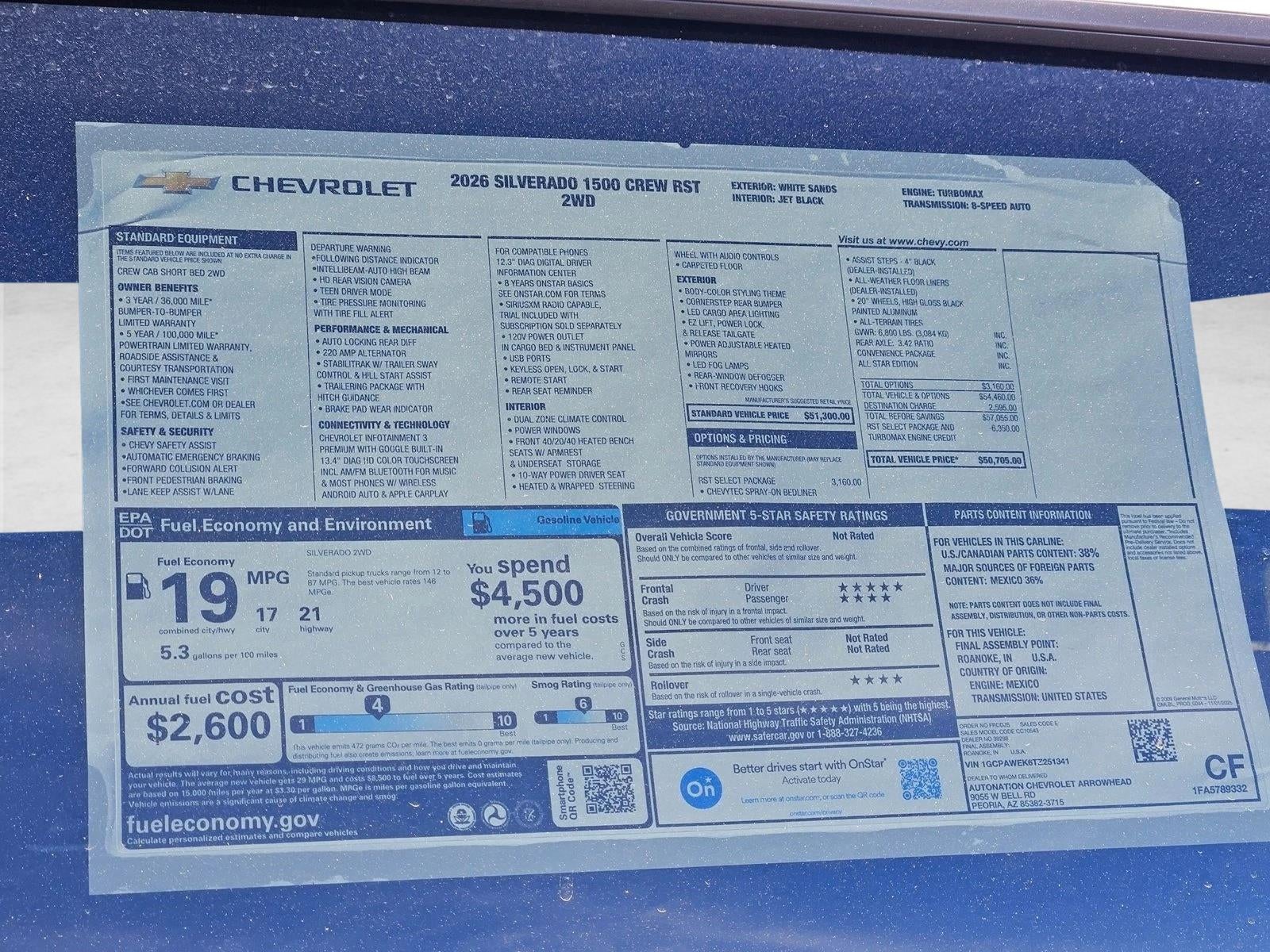 2026 Chevrolet Silverado 1500 RST