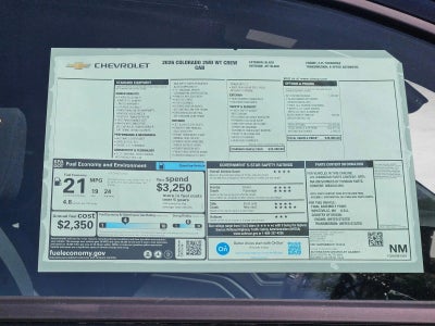 2026 Chevrolet Colorado WT