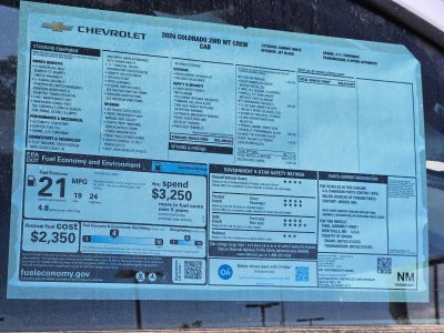 2026 Chevrolet Colorado WT